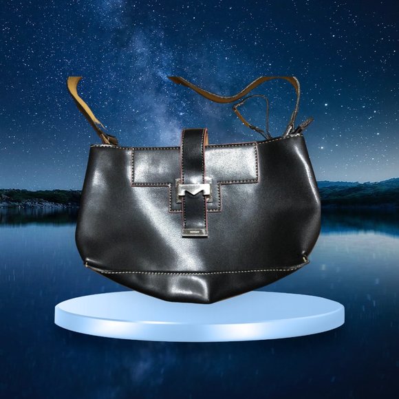 Mondani New York Women's Black Small Shoulder Bag/Purse - Picture 9 of 9